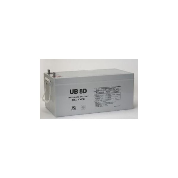 Universal Battery UPG GEL 12V 250Ah Sealed Lead Acid - GEL Battery - L4 UPG-40702 - main